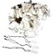 4000 Retail Jewelry Price White Display Tags Labels String Self Stick Sickers